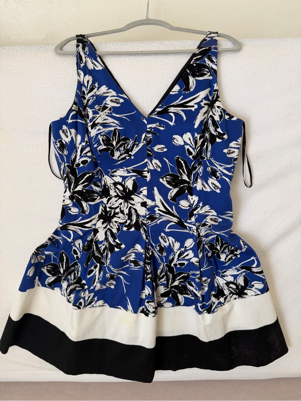 Ralph Lauren Blue White Printed Dress- Summer dress